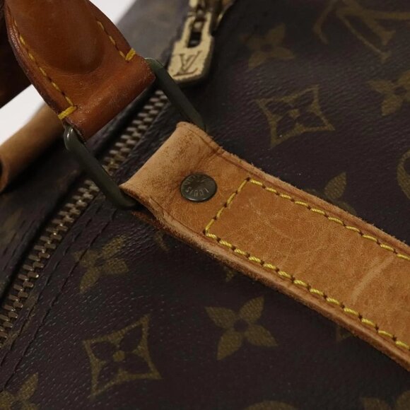 LOUIS VUITTON Monogram Keepall Bandouliere 60 Boston Bag M41412 LV Auth 113099 - Picture 8 of 15